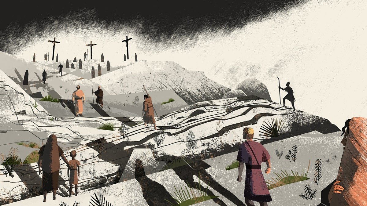 "Young people, especially, are looking for that purpose and meaning — and I think it can only be found in the person of Jesus," said Tebow. Shown here, another illustration from the new book. 