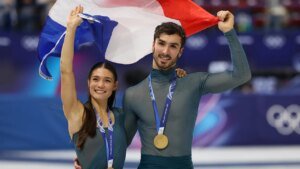 French Olympic ice dance gold medalists respond to scoring criticism at Milan Cortina Olympics