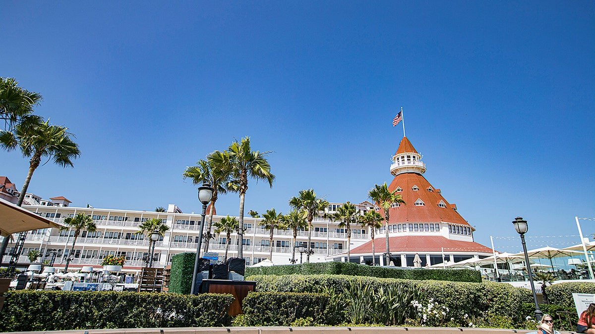 Exterior view of the Hotel del Coronado in Coronado, California