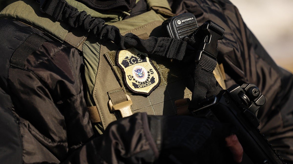 Federal agent with a badge.