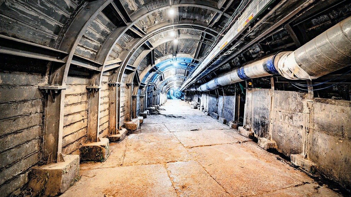 interior of ancient road