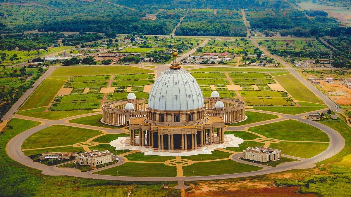 Basilica Of Our Lady Of Peace Amidst Landscape
