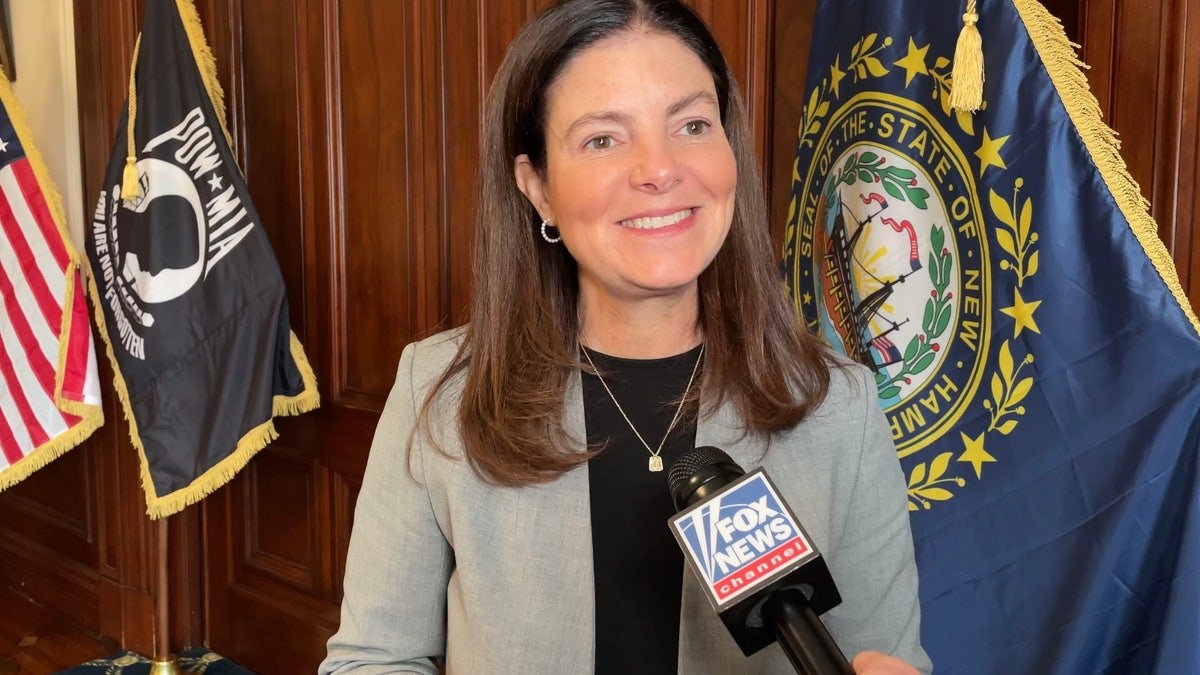 Republican Gov. Kelly Ayotte of New Hampshire, a former U.S. senator, is interviewed by Fox News Digital in January 2024 at the Statehouse in Concord, N.H. 