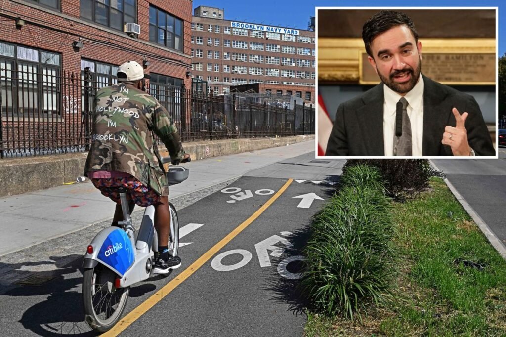 Mayor Mamdani pledges to build new bike and bus lanes across NYC — but can’t say how many miles