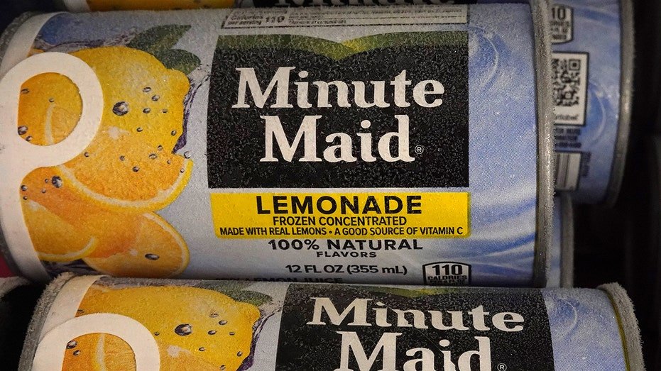 Minute maid frozen lemonade cans