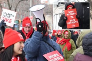 NYC nurses, hospitals to huddle Monday to try to finally end historic strike