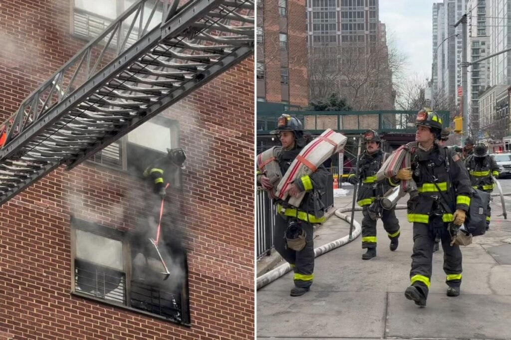 Flames tear through NYC apt., leaving 3 injured, including two Bravest