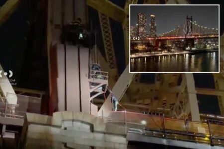 Harrowing photos show rescue of teen who plunged 50 feet on NYC bridge in TikTok stunt gone wrong