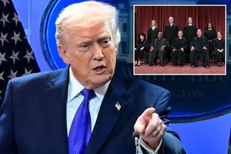 Trump reveals his ‘new hero’ Supreme Court justice after tariffs ruling