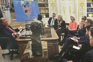 Trump trolls world leaders again by re-sharing pic of map showing Canada, Greenland, Venezuela all part of US