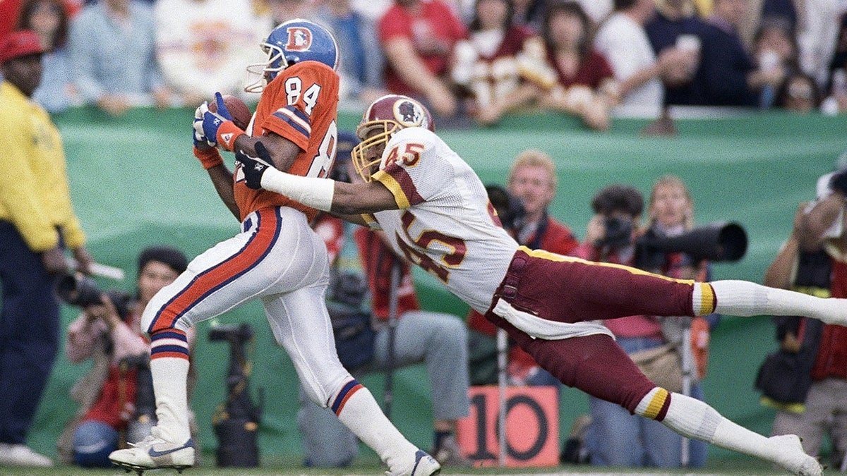 Barry Wilburn makes a tackle