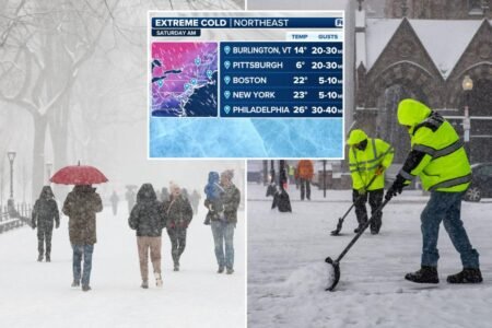 Life-threatening polar vortex to pummel Northeast with coldest weekend of the winter