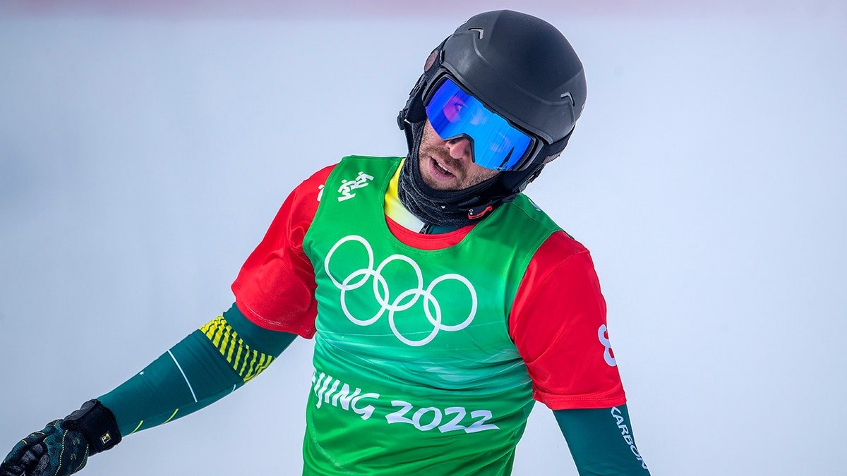 Cameron Bolton competes in Winter Olympics