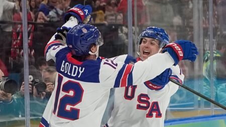 Team USA men’s hockey wins gold medal in overtime against Canada at Winter Olympics Team USA men’s hockey wins gold medal in overtime against Canada at Winter Olympics