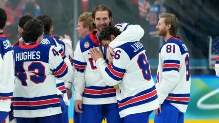 US men’s hockey gold medalists return to NHL action: When do they play?
