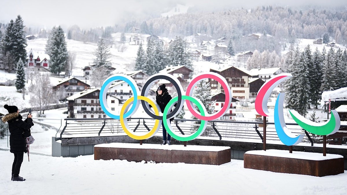 Olympic rings in Italy