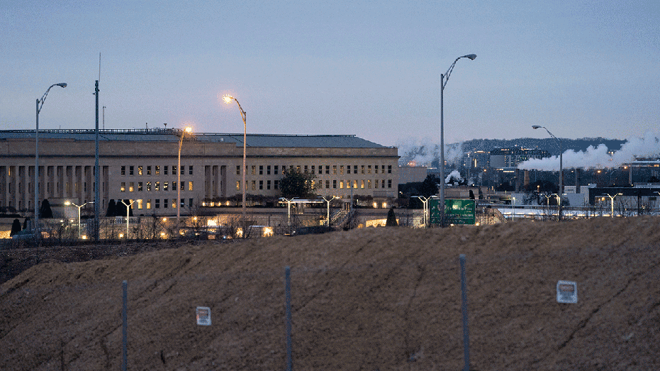 The Pentagon in the evening.