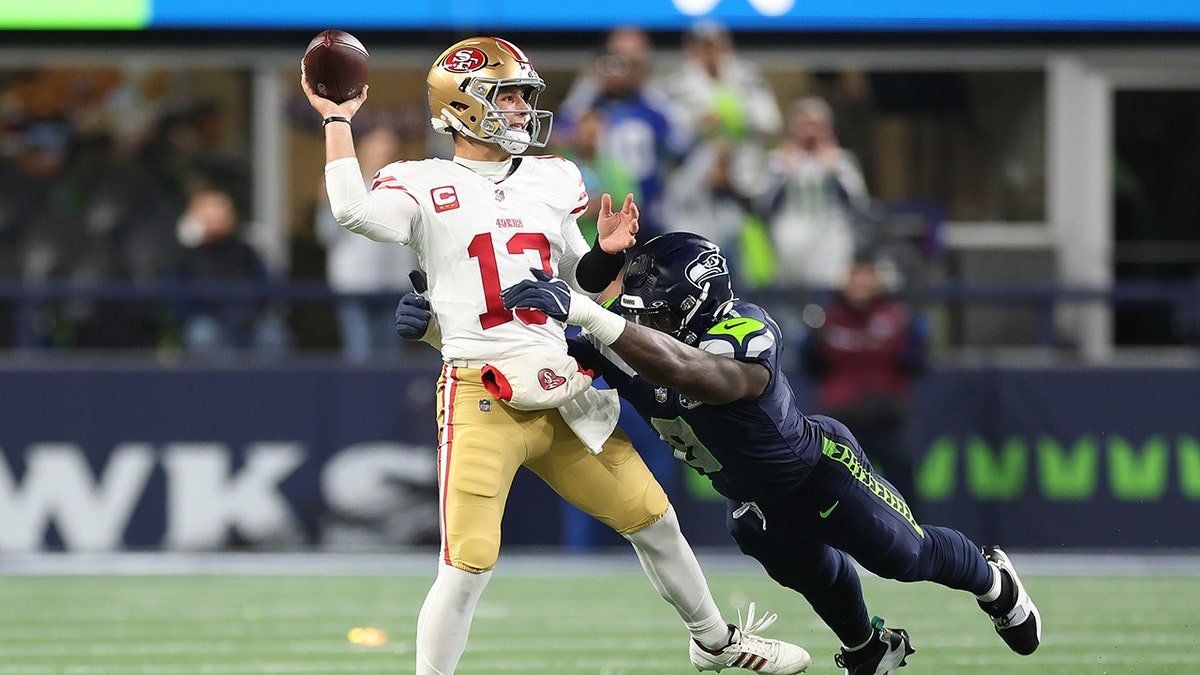 Brock Purdy against Seahawks
