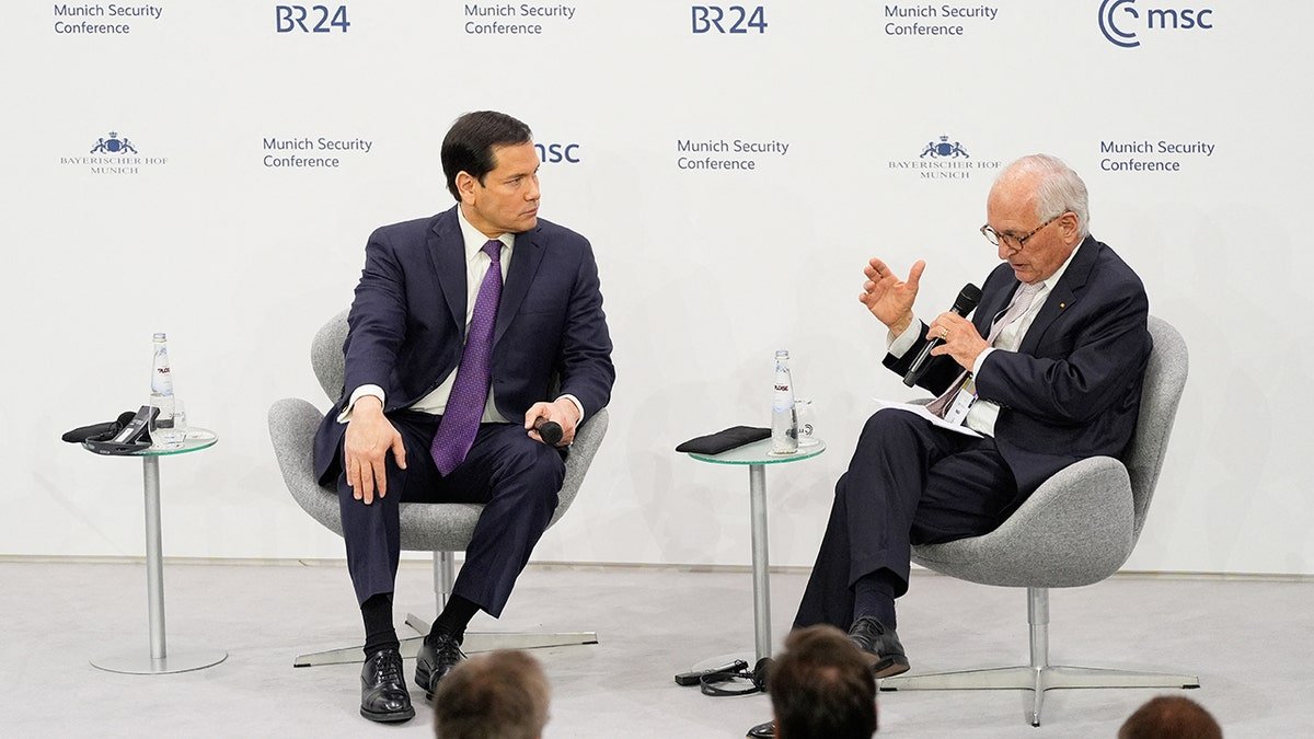 US Secretary of State Marco Rubio and Wolfgang Ischinger