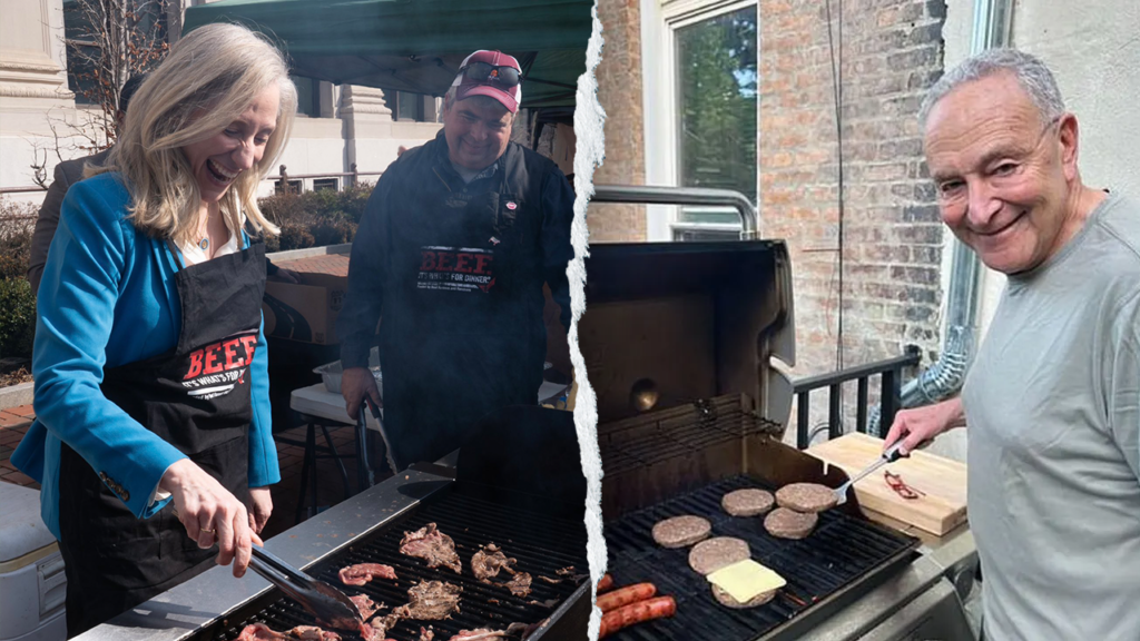 Schumer’s ‘E. coli’ burger photo resurfaces after another Dem’s grilling skills get torched: ‘What is that?’