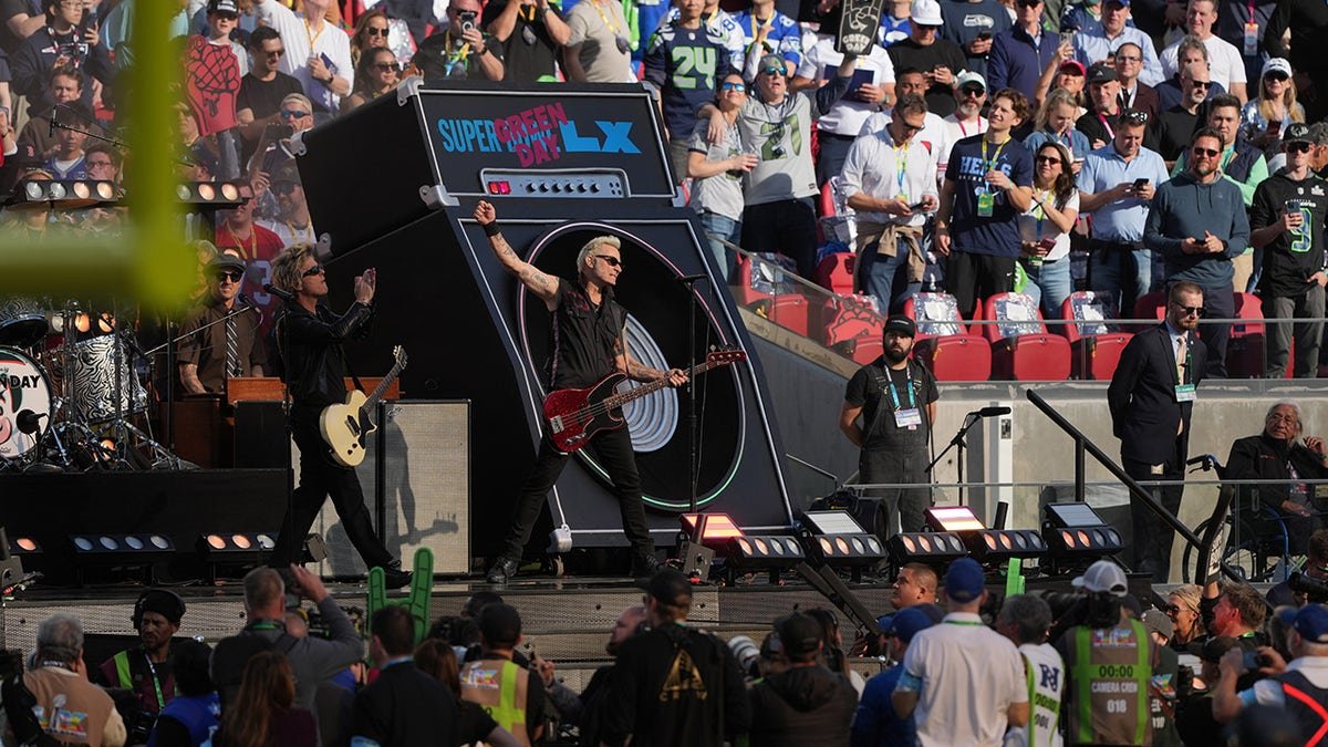 Green Day at Super Bowl LX