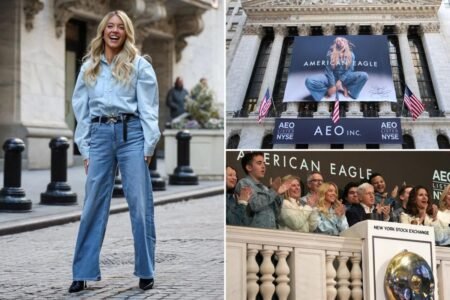 Sydney Sweeney rings NYSE opening bell amid renewed buzz over divisive American Eagle jeans ad