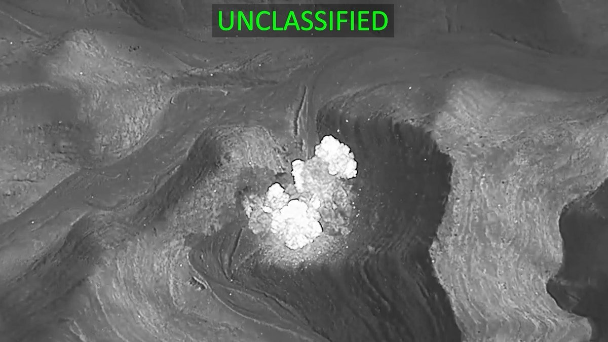 Photos from u.s. strike in syria hitting over 30 ISIS sites