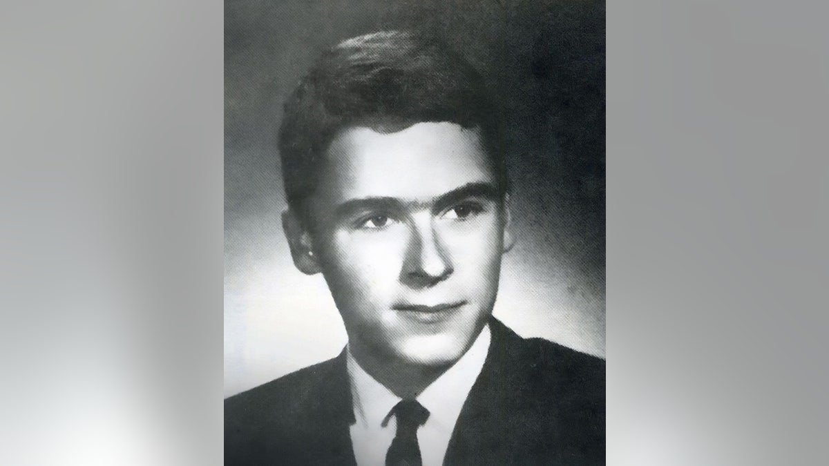 School portrait of a young Ted Bundy.