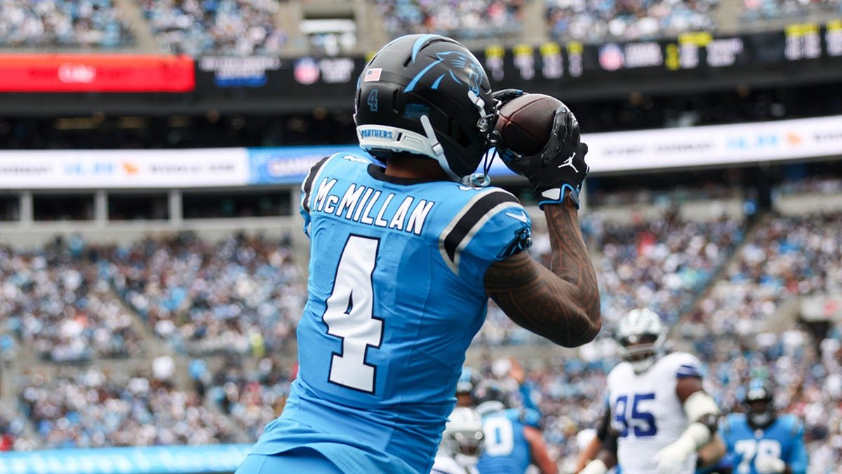 Tetairoa McMillan scores touchdown