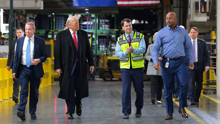 Trump at the Ford River Rouge Complex