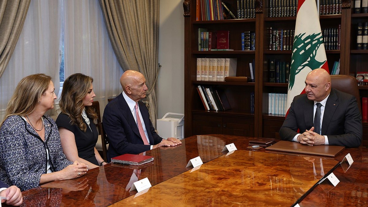 Barrack, Ortagus meet with Lebanese officials