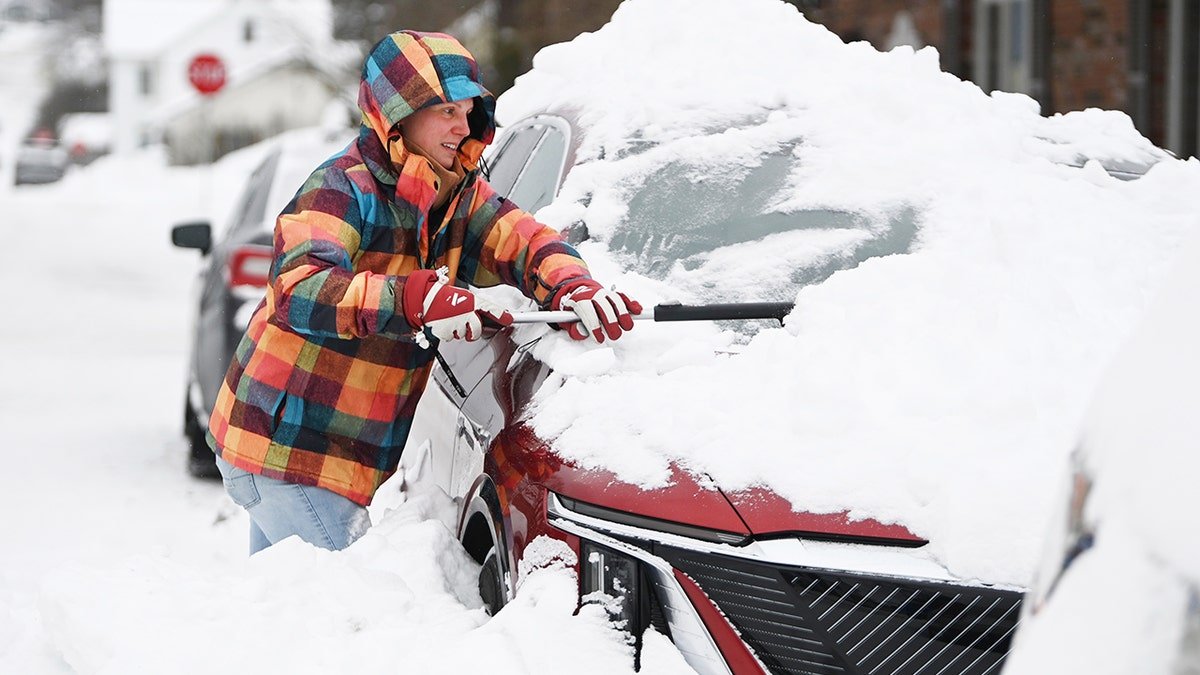 People who save spaces spend hours digging out their cars.