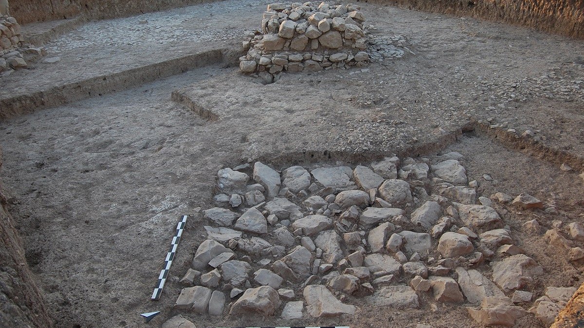 Rocks at excavation site