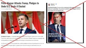 Fake Euronews website targets Hungary election with false claims