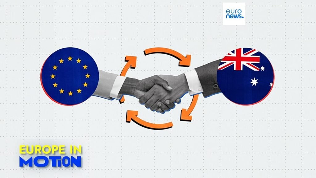 What does trade between the EU and Australia look like?