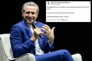 Gavin Newsom is destroyed for outrageous gas price tweet: ‘Not a flex’