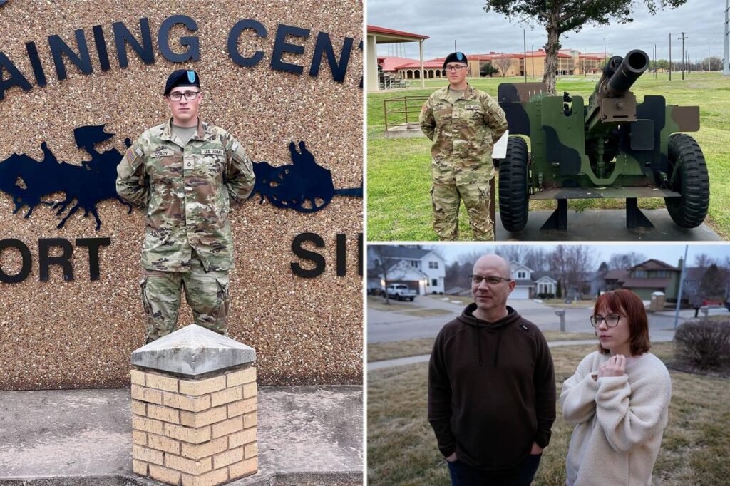 US soldier Declan Coady, 20, told family ‘I’m good’ moments before being killed by Iranian drone strike in Kuwait