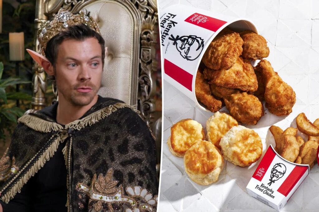 Harry Styles shared his messy, ridiculous ‘boy dinner’ habit — and now a fast-food chain is making it a thing