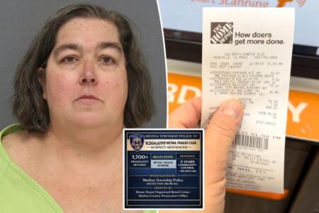 Fraudster racked up a shocking 6K in fake Home Depot returns before getting caught — here’s how she did it: police
