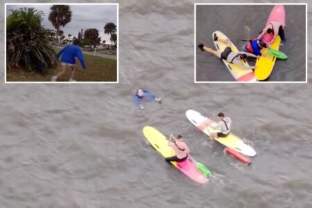 Florida cops jump on paddleboards for wild police chase Florida cops jump on paddleboards for wild police chase