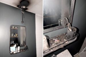 Woman ‘lucky to be alive’ after her unplugged electric toothbrush exploded