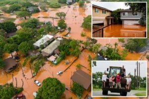 Hawaii flash floods wreak havoc as 120-year-old dam threatens to burst, 230 people rescued Hawaii flash floods wreak havoc as 120-year-old dam threatens to burst, 230 people rescued