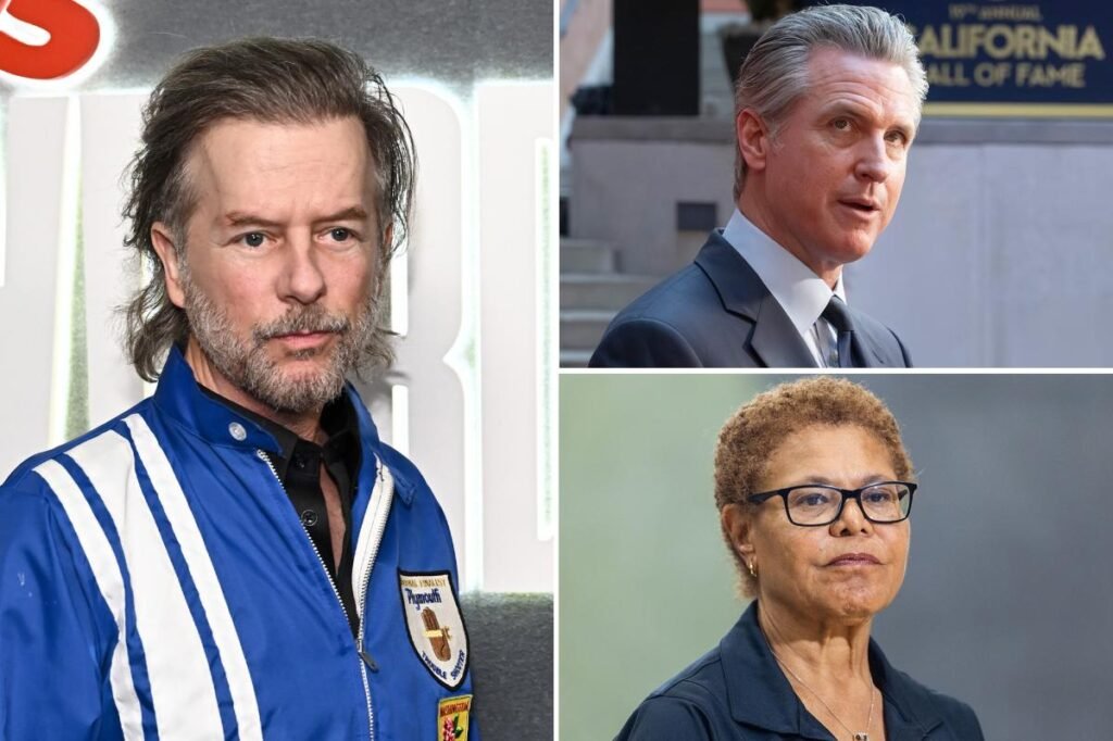 David Spade slams Gavin Newsom and Karen Bass over ‘terrifying’ Hollywood downfall