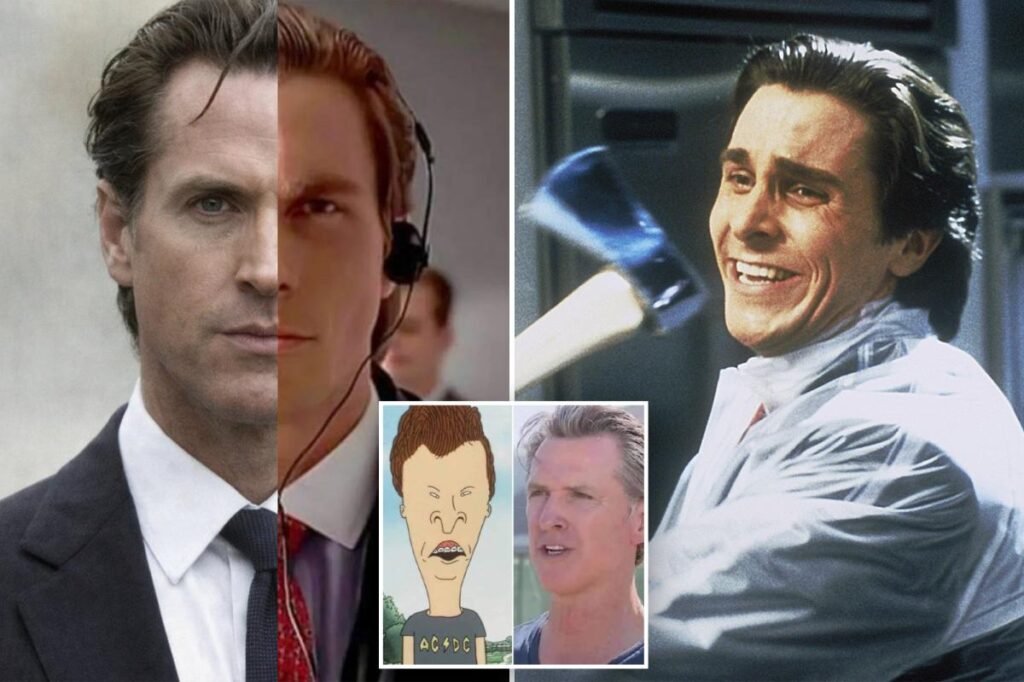 Gavin Newsom roasted for bizarrely comparing himself to psycho slasher movie character