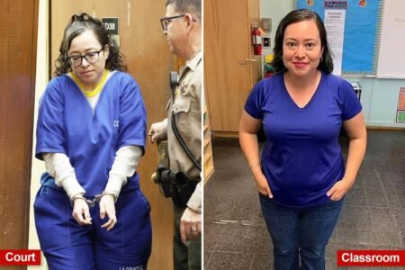 Teacher charged with raping 13-year-old student she called her ‘crystal meth’ shows shocking prison transformation Teacher charged with raping 13-year-old student she called her ‘crystal meth’ shows shocking prison transformation