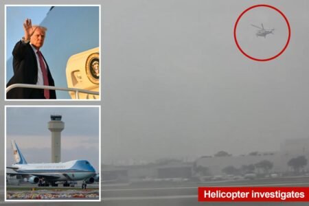 Choppers scrambled after private plane scare at Palm Beach airport while Trump’s Air Force One sat on tarmac