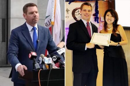 Eric Swalwell insists Chinese spy case ‘is closed’ at bizarre press conference as FBI digs up files