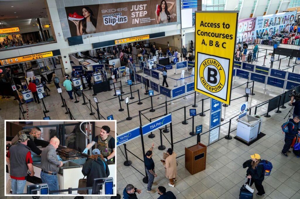 Frustratingly long airport security lines ease as TSA workers get paid — but shutdown continues Frustratingly long airport security lines ease as TSA workers get paid — but shutdown continues