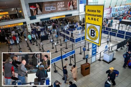 Frustratingly long airport security lines ease as TSA workers get paid — but shutdown continues