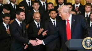 Trump tells Lionel Messi, ‘You came in and you won,’ during Inter Miami White House celebration